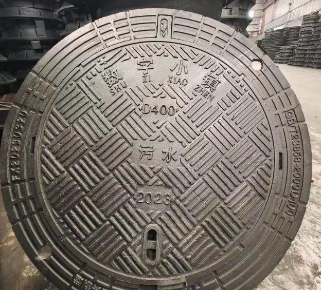 翠屏球墨铸铁防沉降井盖展示